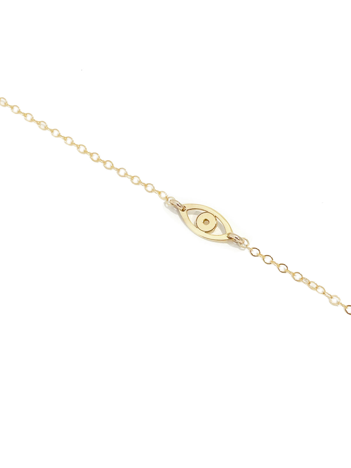 Mini charm pendant necklace detail