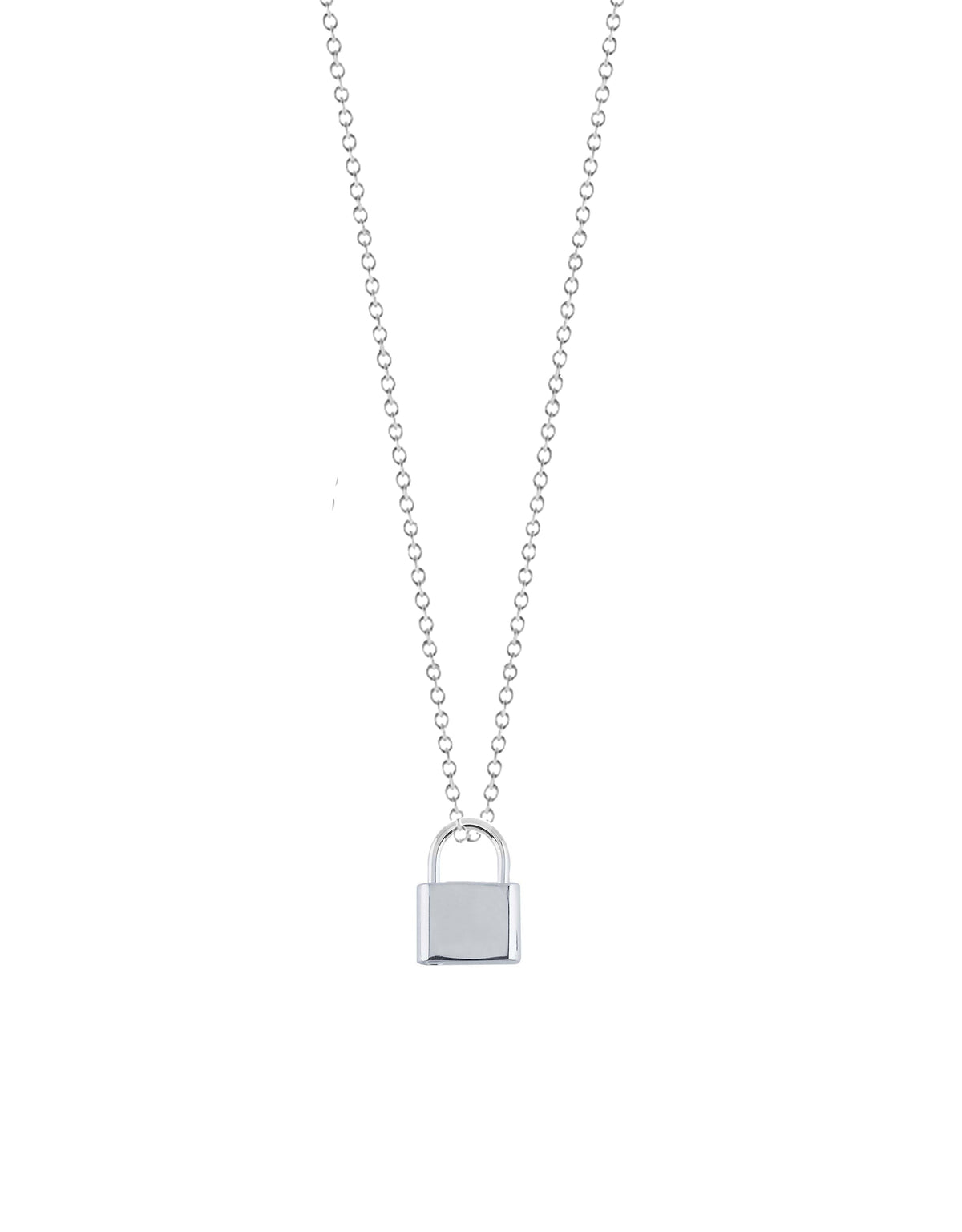 Padlock Charm Necklace with meaningful lock pendant