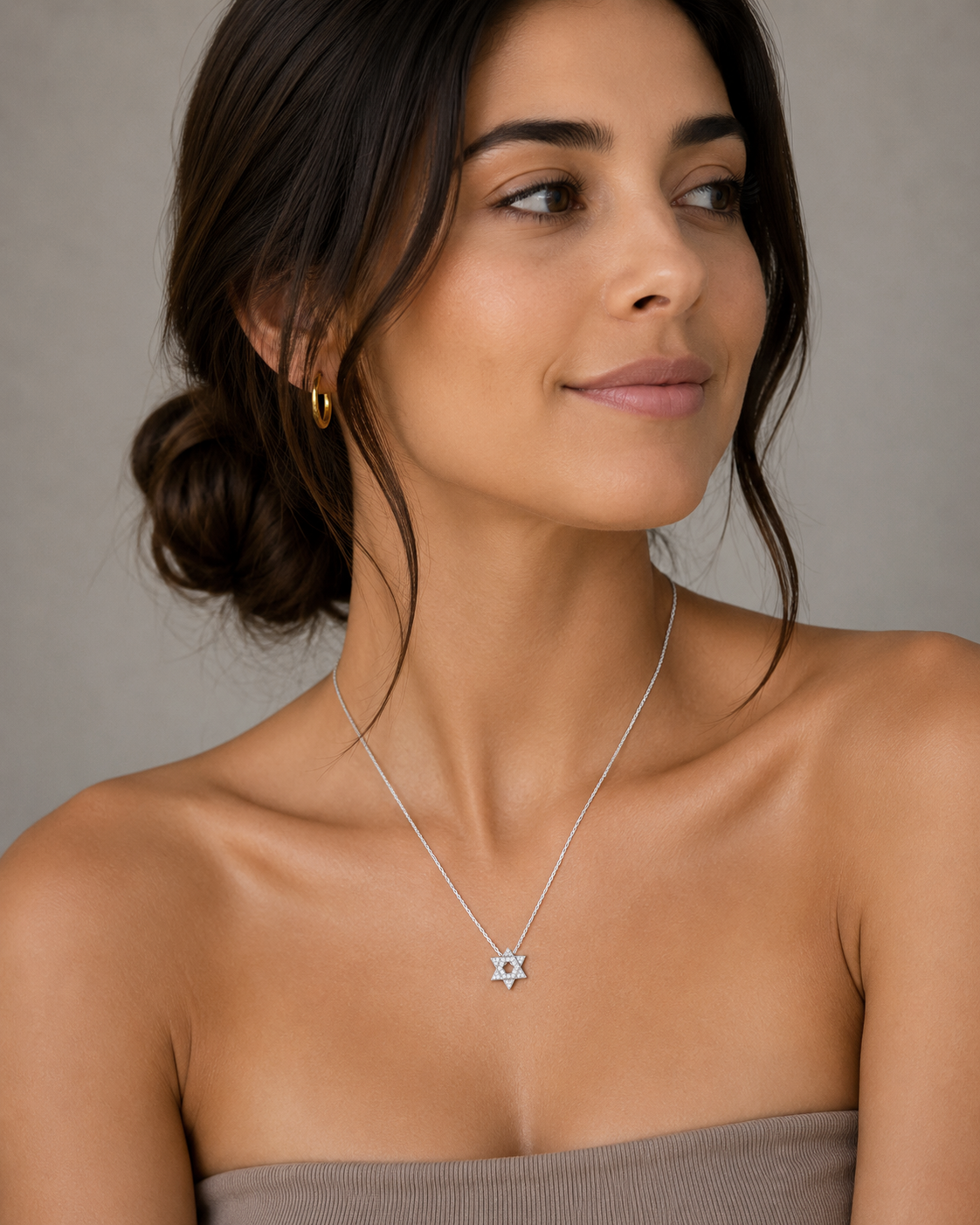 Sterling silver Star of David Necklace