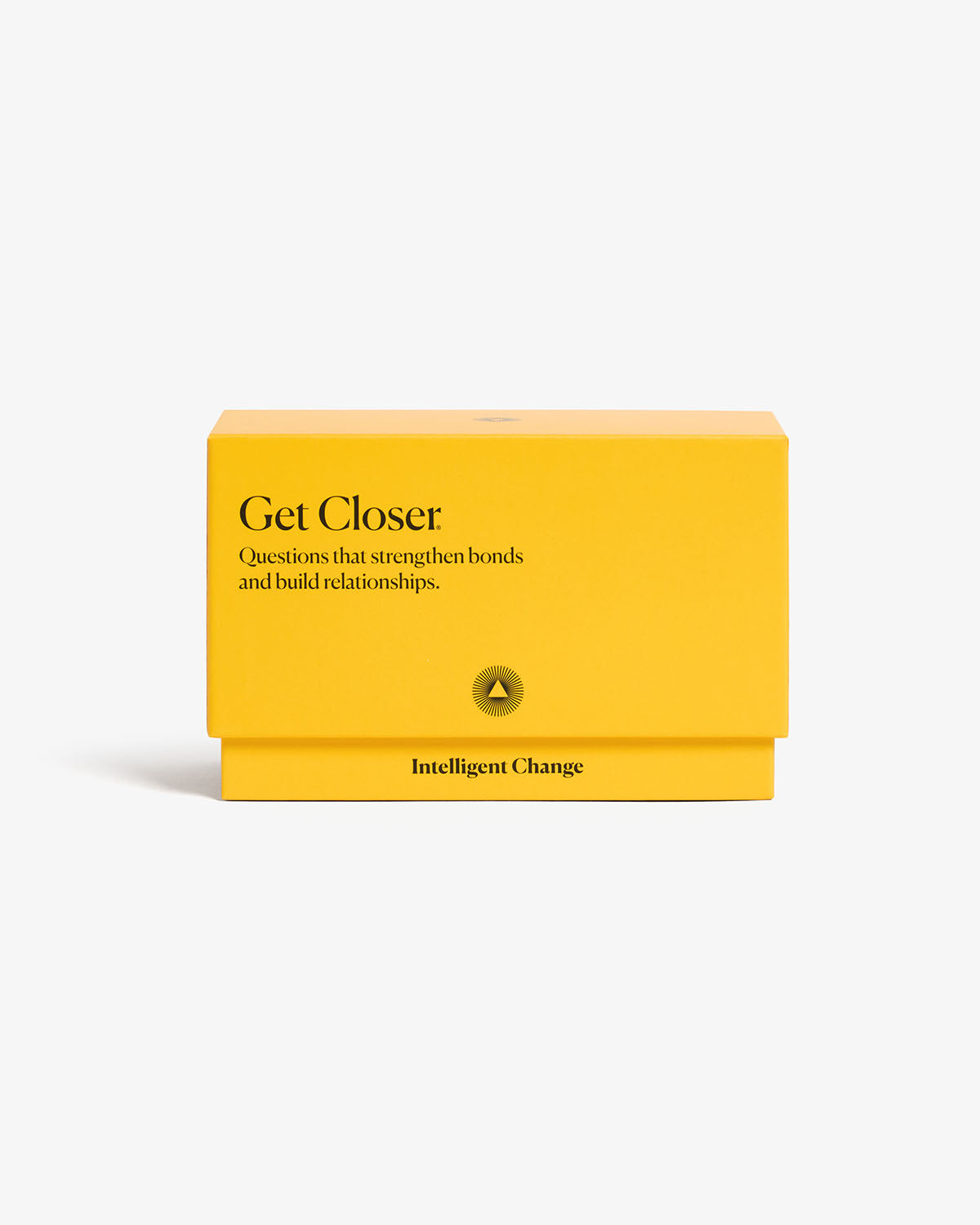 Friends playing the Get Closer Conversation Game during a social gathering