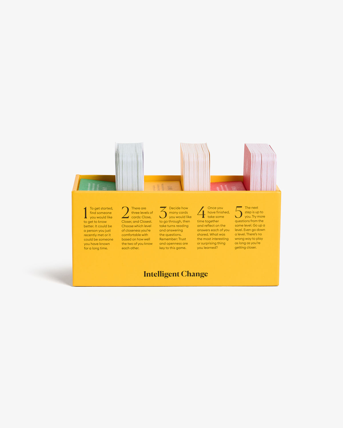Get Closer Conversation Game Original question card game for meaningful conversations
