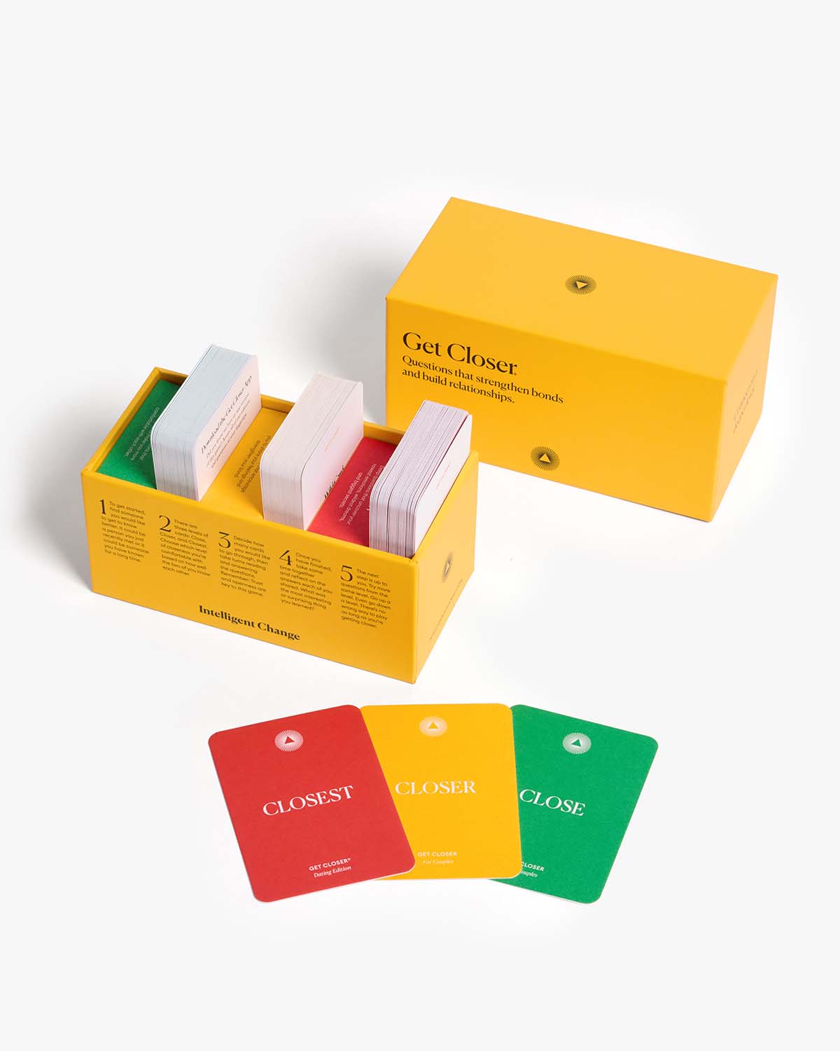 Question cards from the Get Closer Conversation Game Original edition