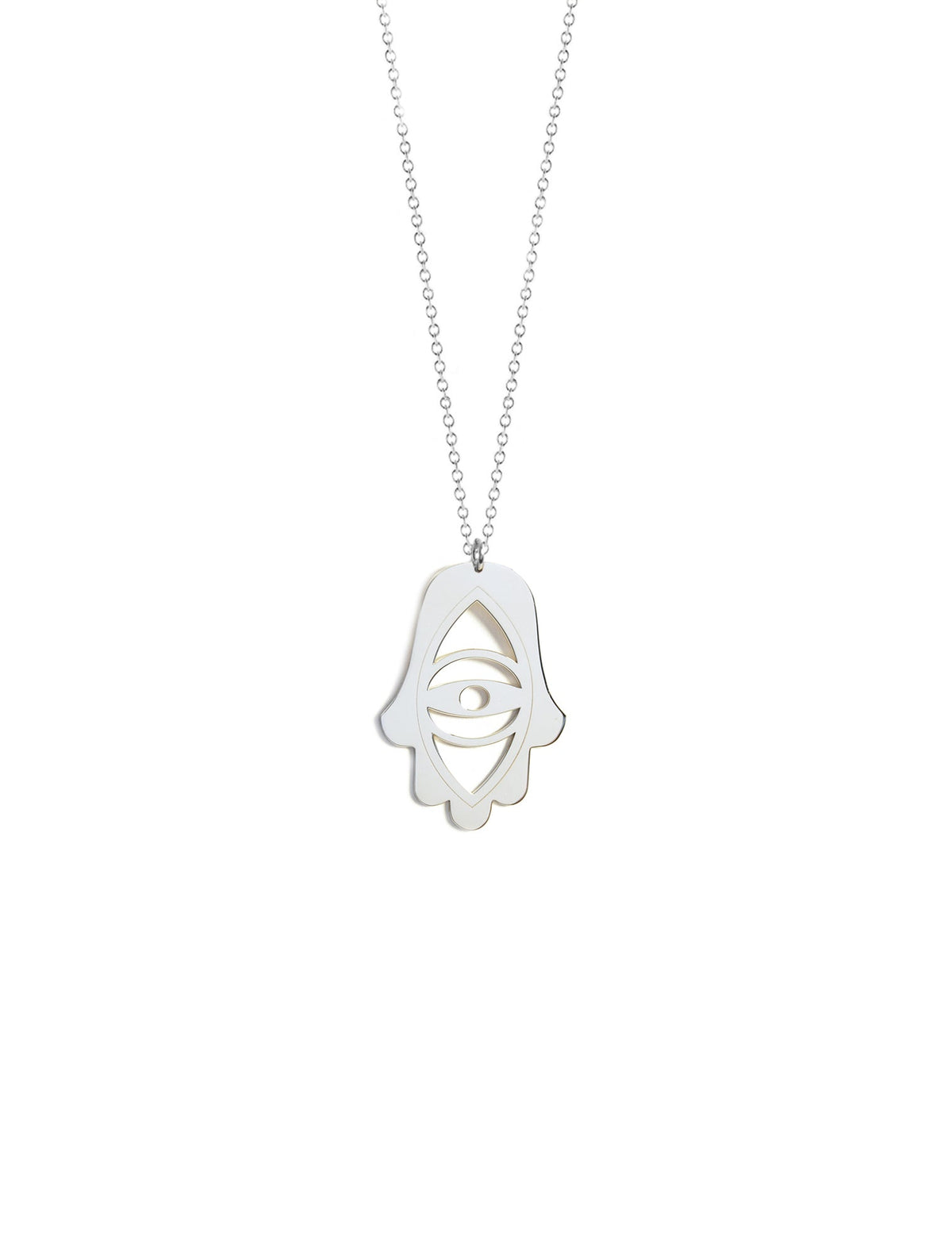 Evil Eye Hamsa Necklace with protective pendant