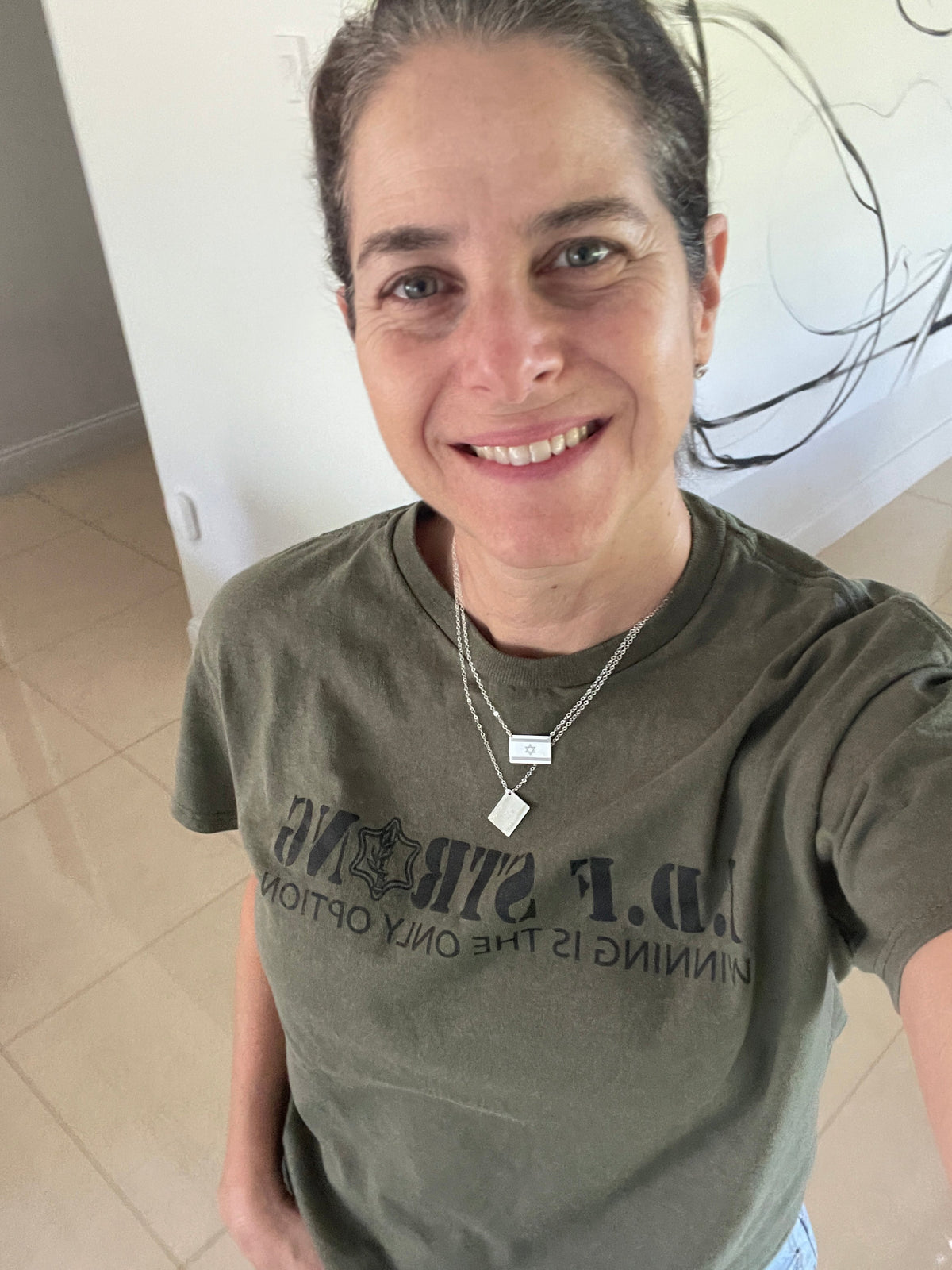 Israel Flag Necklace as a meaningful Jewish heritage gift