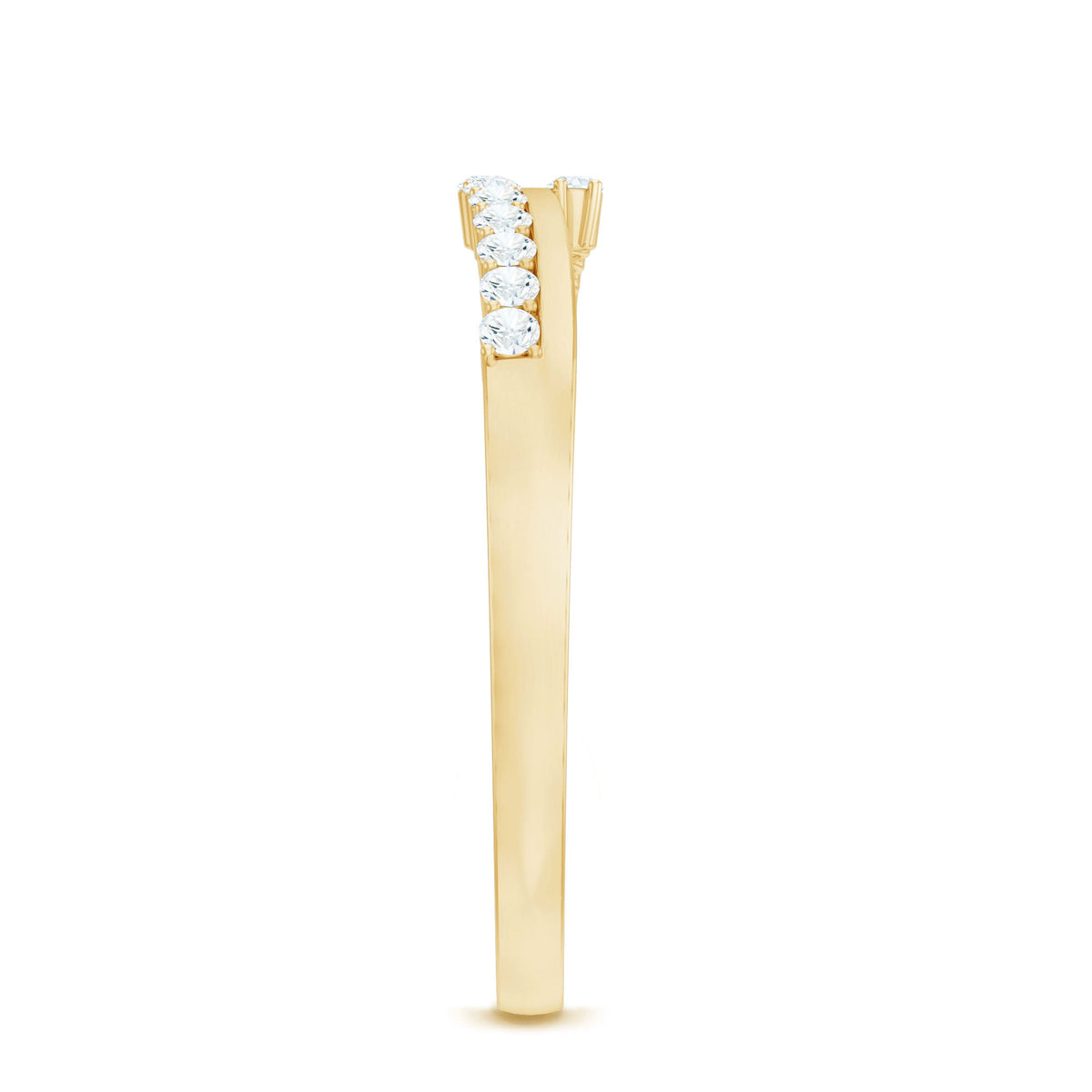Minimalist Real Diamond Stackable Ring for Women