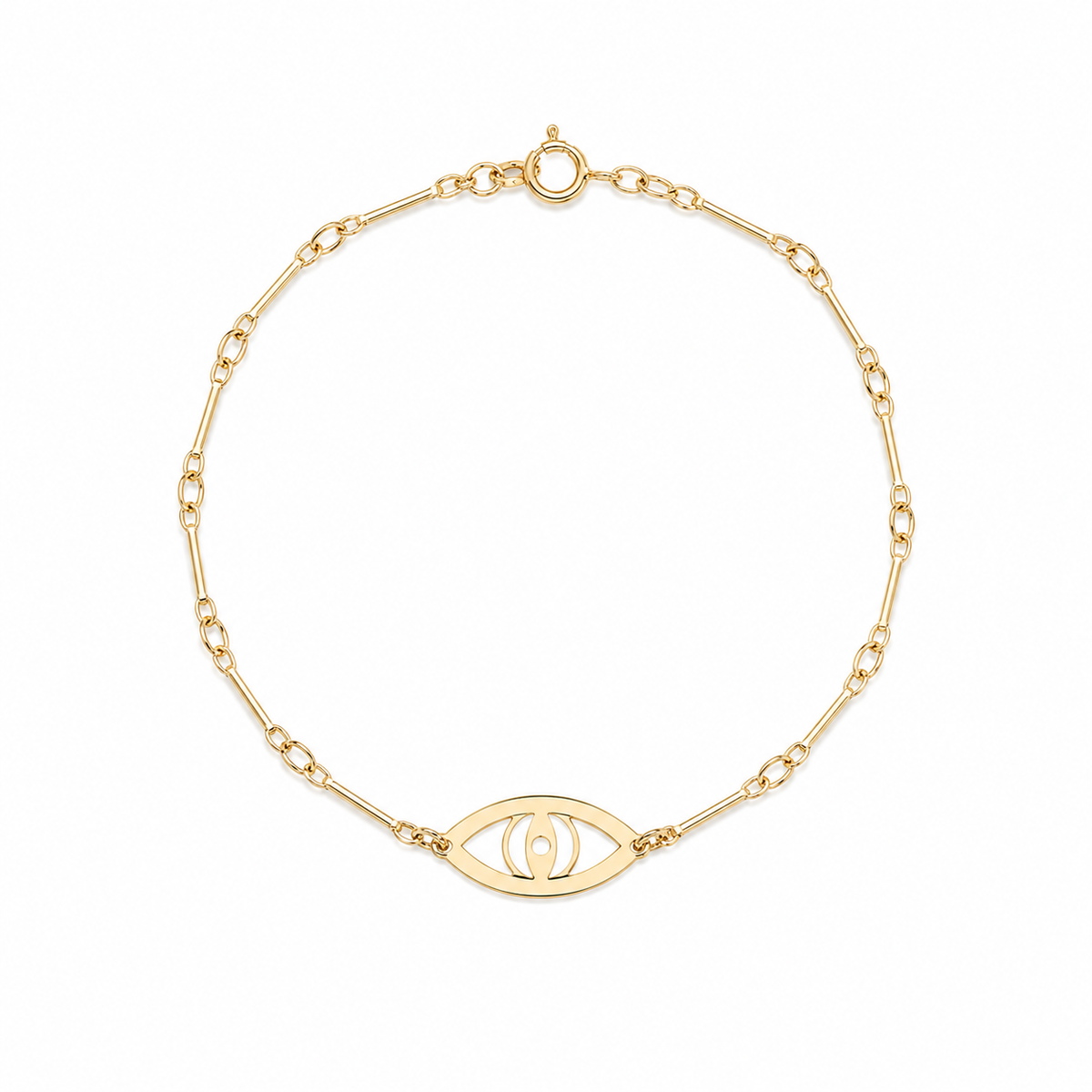 Vale Evil Eye Anklet with protective Evil Eye charm