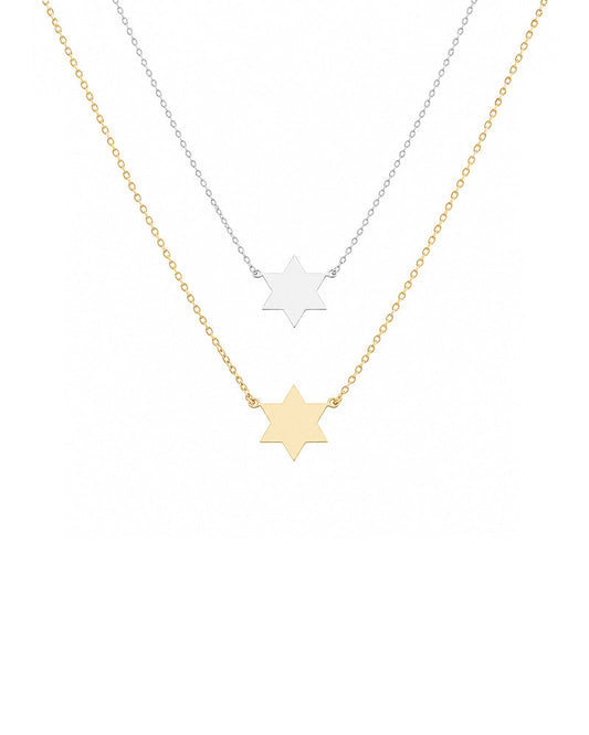 Golda Star of David Necklace