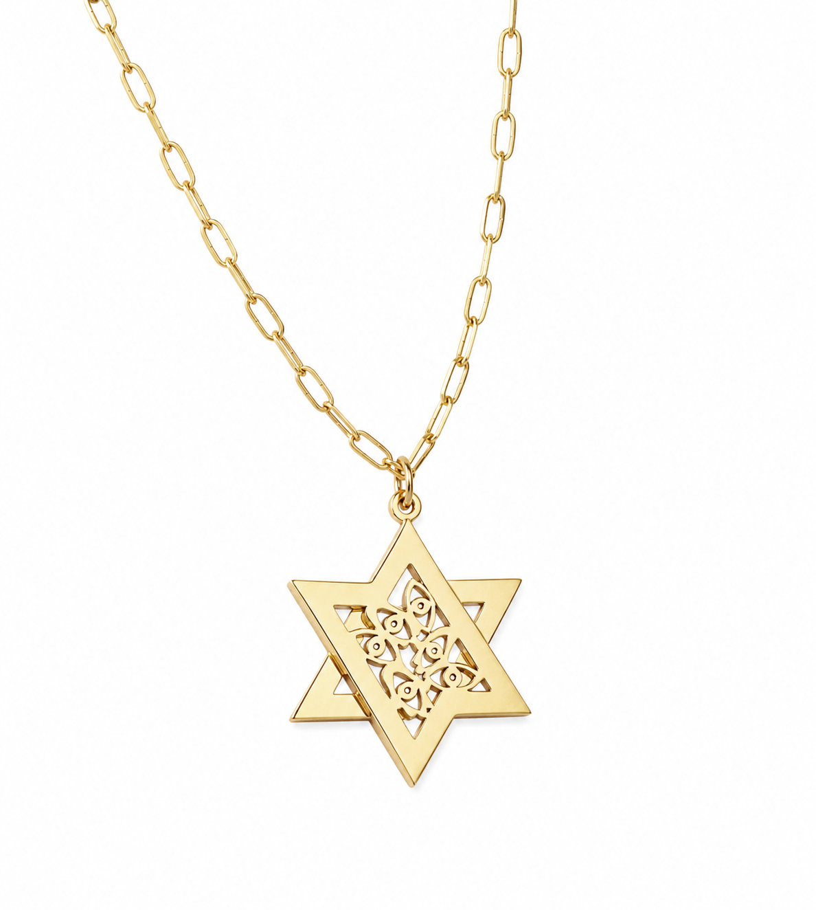 magen david good luck necklace